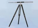 Admirals Floor Standing Chrome with Leather Telescope 60""