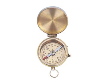 Solid Brass Magellan Compass 3""