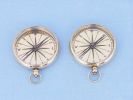 Solid Brass Lensatic Emerson Poem Compass 3"