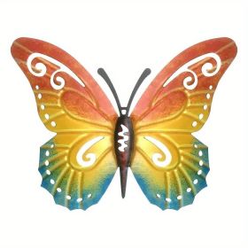 1pc/3pc, Vintage Iron Butterfly, Home Garden Themed Welcome Sign, Front Door Hanging Decor, Celebration Decor