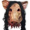Halloween Party Show Celebration Prop, Cosplay Animal Pig Ghost Horror Head Mask