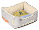 Touchdog Original Denim Classical Rectangular and Reversible Dog Bed