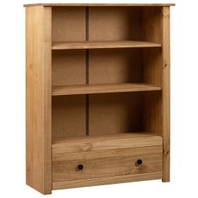 Bookcase 31.5"x13.8"x43.3" Solid Pine Wood Panama Range