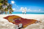 Heat OFFICIAL NBA "Psychedelic" Beach Towel; 30" x 60"