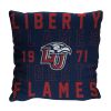 Liberty OFFICIAL NCAA "Stacked" Woven Pillow; 20" x 20"