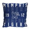 Memphis OFFICIAL NCAA "Stacked" Woven Pillow; 20" x 20"