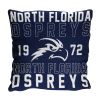 North Florida OFFICIAL NCAA "Stacked" Woven Pillow; 20" x 20"
