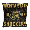 Wichita State OFFICIAL NCAA "Stacked" Woven Pillow; 20" x 20"