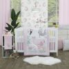 Garden Pink 3 Piece Nursery Crib Bedding Set