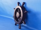 Dark Blue Decorative Ship Wheel 12""