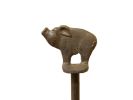 Cast Iron Pig Extra Toilet Paper Stand 15""