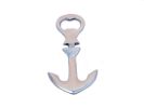 Brushed Nickel Ship Anchor Bottle Opener 5""