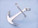 Brushed Nickel Anchor Paperweight 5""