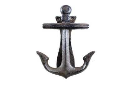 Cast Iron Decorative Anchor Door Knocker 6"