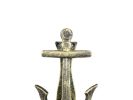 Antique Gold Cast Iron Decorative Anchor Door Knocker 6""