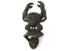 Cast Iron Wall Mounted Crab Bottle Opener 6"