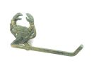 Antique Bronze Cast Iron Crab Toilet Paper Holder 10""