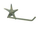 Antique Bronze Cast Iron Starfish Toilet Paper Holder 10"