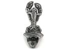 Antique Silver Cast Iron Wall Mounted Lobster Bottle Opener 6""