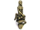 Antique Gold Cast Iron Wall Mounted Mermaid Bottle Opener 6"