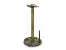 Antique Gold Cast Iron Sea Turtle Paper Towel Holder 13""
