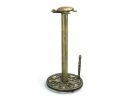 Antique Gold Cast Iron Sea Turtle Paper Towel Holder 13""