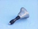 Brushed Nickel Hand Bell 7""