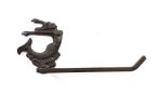 Cast Iron Decorative Arching Mermaid Toilet Paper Holder 11"