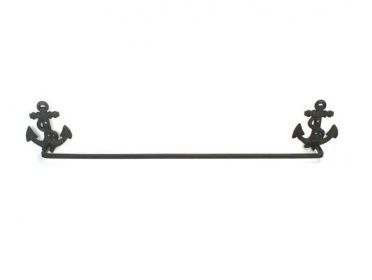 Cast Iron Anchor Bath Towel Holder 27""