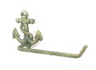 Antique Bronze Cast Iron Anchor Toilet Paper Holder 10""