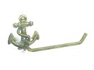 Antique Bronze Cast Iron Anchor Toilet Paper Holder 10""
