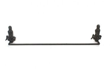 Cast Iron Mermaid Bath Towel Holder 26""