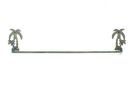 Antique Bronze Cast Iron Palm Tree Bath Towel Holder 26""