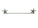 Antique Bronze Cast Iron Starfish Large Bath Towel Holder 28""