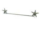 Antique Bronze Cast Iron Starfish Large Bath Towel Holder 28""