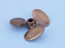 Antique Brass RMS Titanic Propeller Paperweight 4""