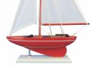 Wooden Compass Rose Model Sailboat 17""