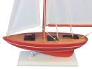 Wooden Compass Rose Model Sailboat 17""