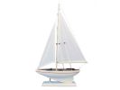 Wooden Intrepid Model Sailboat 17""