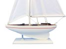 Wooden Intrepid Model Sailboat 17""