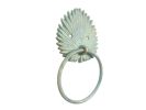 Antique Bronze Cast Iron Decorative Metal Palm Frond Towel Holder 8""