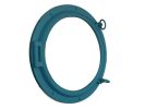 Light Blue Decorative Ship Porthole Window 24""