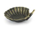 Antique Gold Cast Iron Shell With Starfish Decorative Bowl 6""