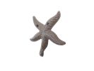 Cast Iron Wall Mounted Decorative Metal Starfish Hook 4'