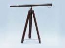 Floor Standing Antique Copper Galileo Telescope 65""