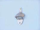 Brushed Nickel Wall Mounted Anchor Bottle Opener 3""