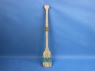 Wooden Herring Cove Decorative Squared Rowing Boat Oar w/ Hooks 24""