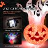 Happy Halloween Inflatable Spoof Ghost Yard Decoration With LED Lights