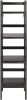 Black Winsome Wood Terry Shelving; Folding Bookcase ; Black