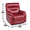 Fortuna Recliner Pwr/Pwr Wine